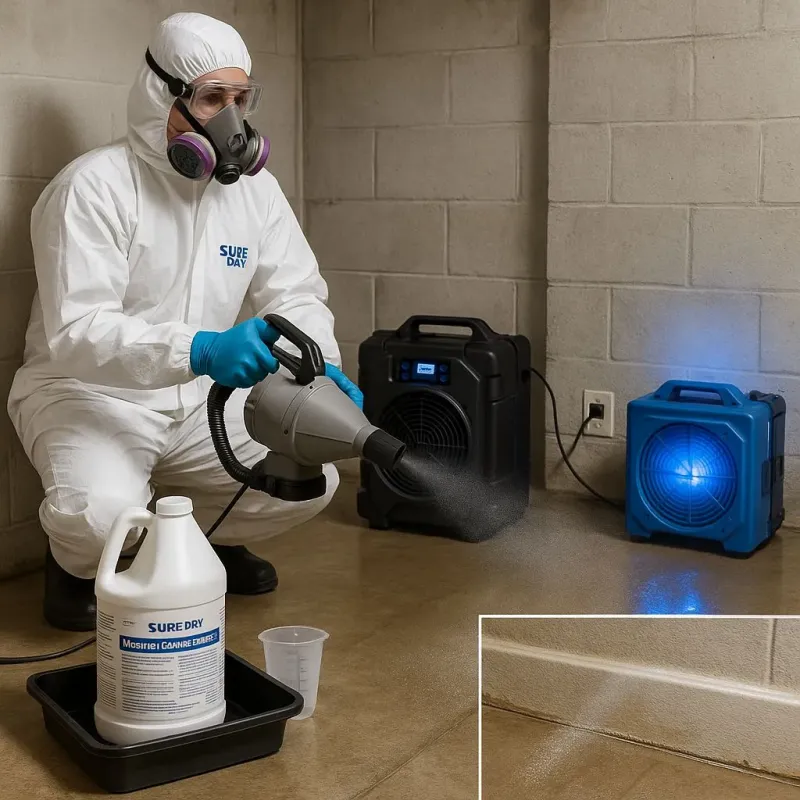 Sanitization and Odor Removal process in Lake San Marcos, CA